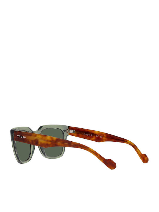 Vogue Men's Sunglasses with Green Plastic Frame and Green Lens VO5490S 2821/71
