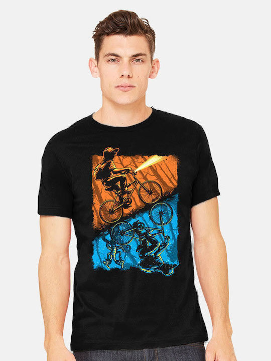 Stranger Things T-Shirt T-shirt in Schwarz Farbe