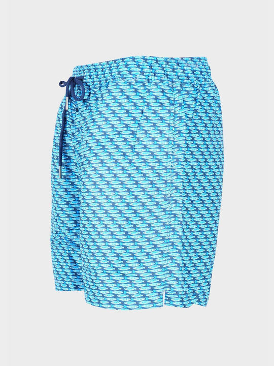 Men's swimsuit shorts pockets elastic pockets & drawstring waist all print