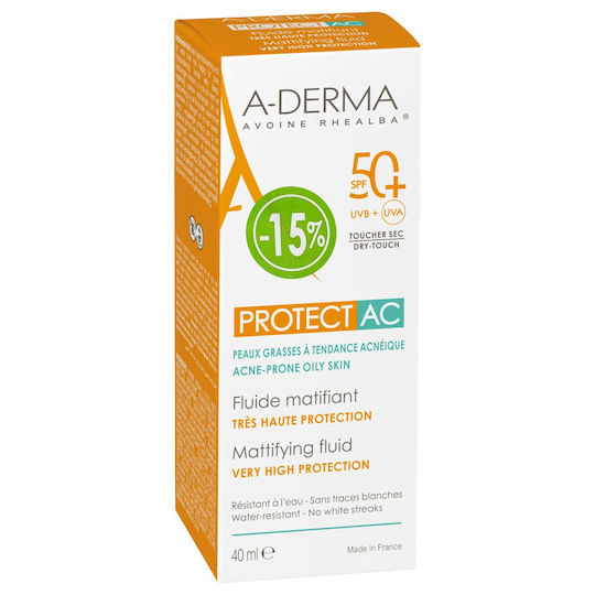 A-Derma Protect AC Sonnencreme Creme Gesicht SPF50 40ml