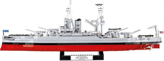 Cobi Building Blocks Historical Collection - Uss Arizona For 10+ Years 2046 Pieces