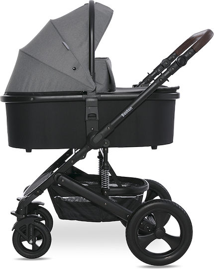 Lorelli Boston 3 in 1 Adjustable 3 in 1 Baby Stroller Suitable for Newborn Dolphin Grey 14kg