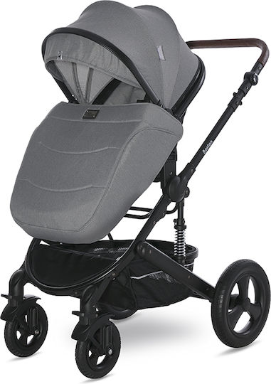Lorelli Boston 3 in 1 Adjustable 3 in 1 Baby Stroller Suitable for Newborn Dolphin Grey 14kg