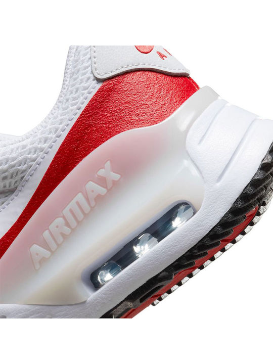 Air Max Systm Ανδρικά Sneakers White / University Red / Photon Dust DM9537-104
