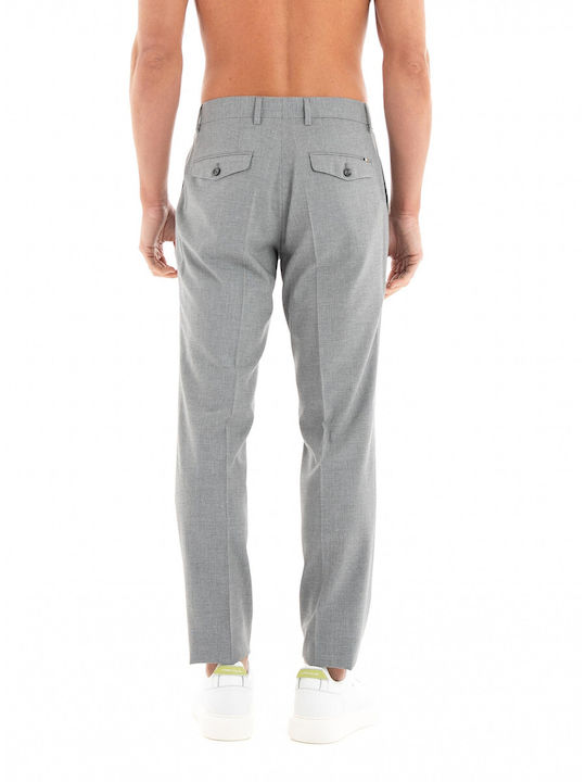 Hugo Boss Men's Trousers Elastic in Slim Fit Gray