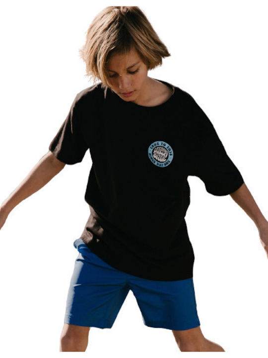 Παιδικό T-shirt Μαύρο Estd 1991 Sst