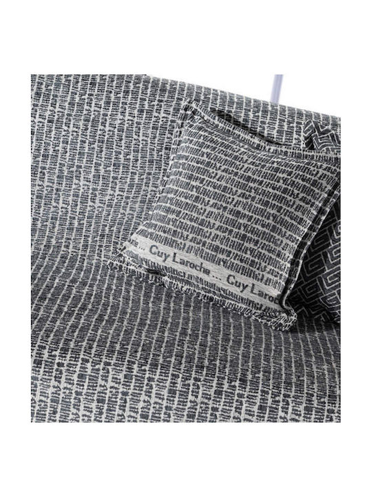 Guy Laroche Decorative Pillow Case Parfait From 100% Cotton Anthracite 45x45 cm