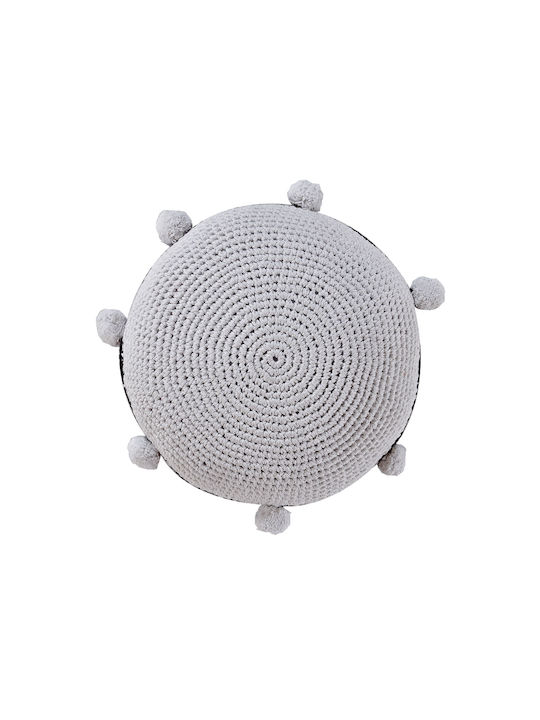 Kentia Μαξιλάρι Καναπέ Casa 2323 Black / White 45x45εκ.