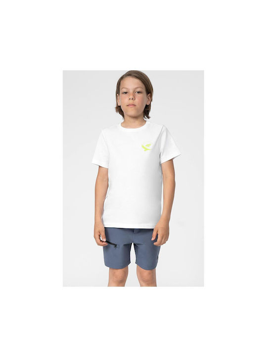 4F Kinder-T-Shirt Weiß