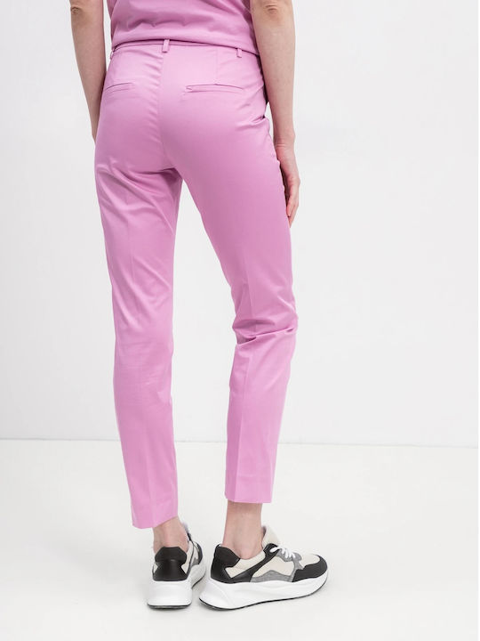 MOMMY MARELLA EMIRO SATIN PANTS DEEP PINK