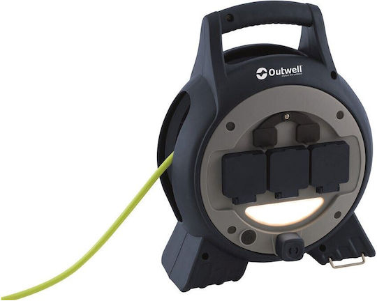 Outwell 3 Plätze mit Kabel 15m Schwarz