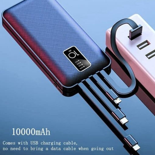 Treqa TR-931 Power Bank 10000mAh με Θύρα USB-A Μαύρο