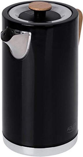 Adler Βραστήρας 1.5lt 2200W Μαύρος