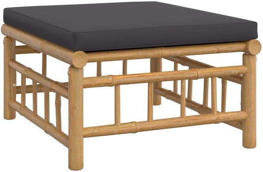 Set Cameră De Zi Pentru Exterior 8 Piese Gri Închis Cu Perne
