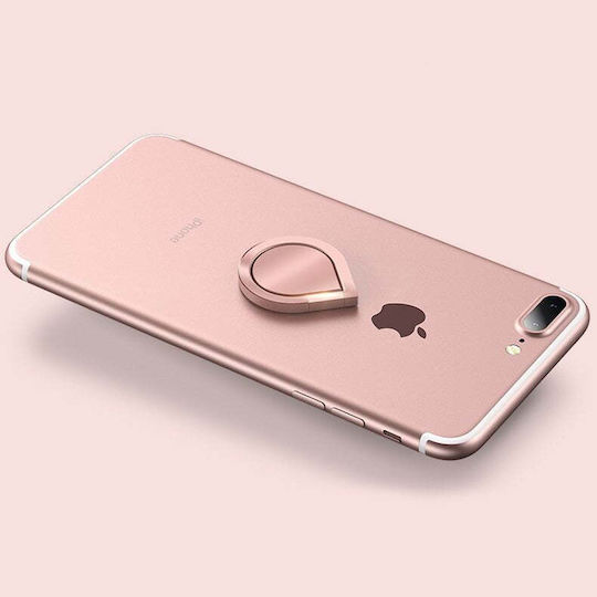 Techsuit Water Drop Ring Holder Κινητού σε Ροζ χρώμα