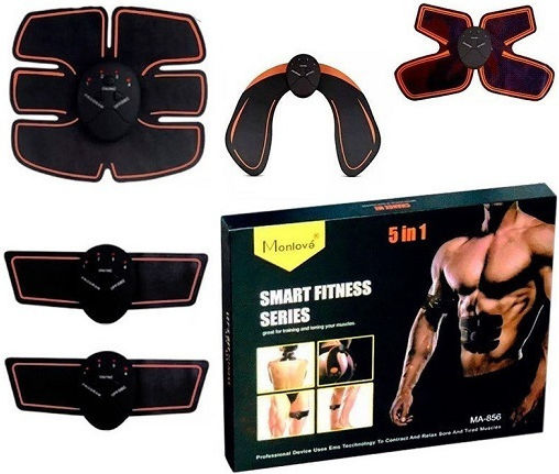 Smart Fitness Series EMS Dispozitiv Portabil de Gimnastică Pasivă pentru Abdomen și Corp 5 în 1