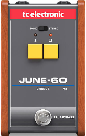 TC Electronic JUNE-60 Pedals Effect Chorus Electric Guitar and Electric Bass