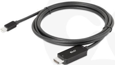 Club3D Cablu mini DisplayPort - HDMI de sex masculin 1.8m Negru (CAC-1187)
