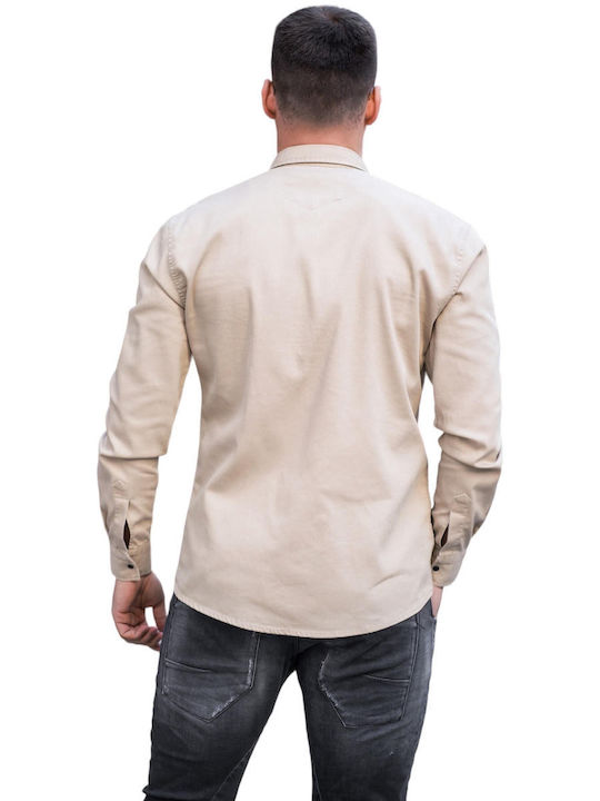 SHIRT JEAN PURE BEN TAILOR-BEIGE