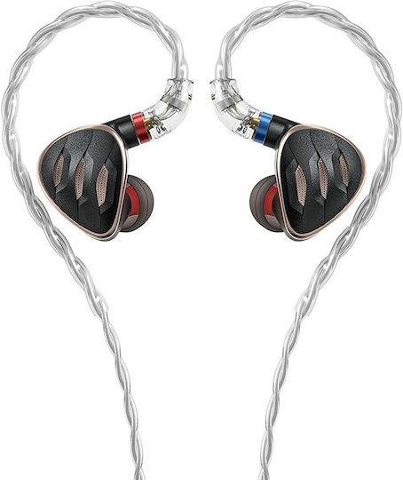 Fiio Ακουστικά Ψείρες In Ear FH5s Μαύρα