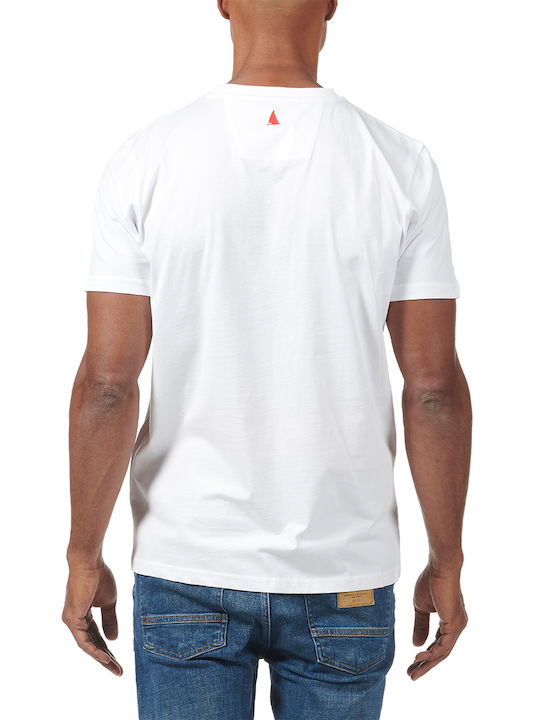 Musto Herren T-Shirt Kurzarm Weiß