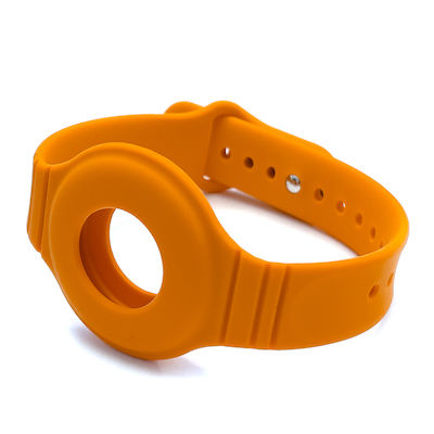 Hurtel Flexible Wrist Cover Θήκη Καρπού Σιλικόνης για AirTag σε Navy Μπλε χρώμα