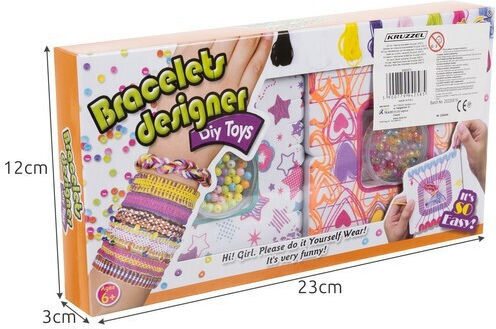 Kruzzel Jewelry Bracelet Making Kit for Children 6+ years old Years