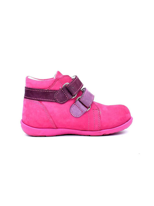 Bibelot 4182-F Cizme anatomice din piele fucsia pentru fete