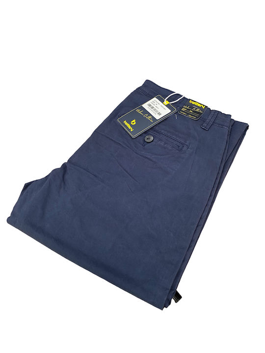 Battery 03231001 Trousers men's chinos blue color