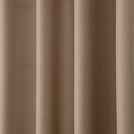 Beauty Home Vorhang mit Grommet Effekt 8443 Beige 140x270cm