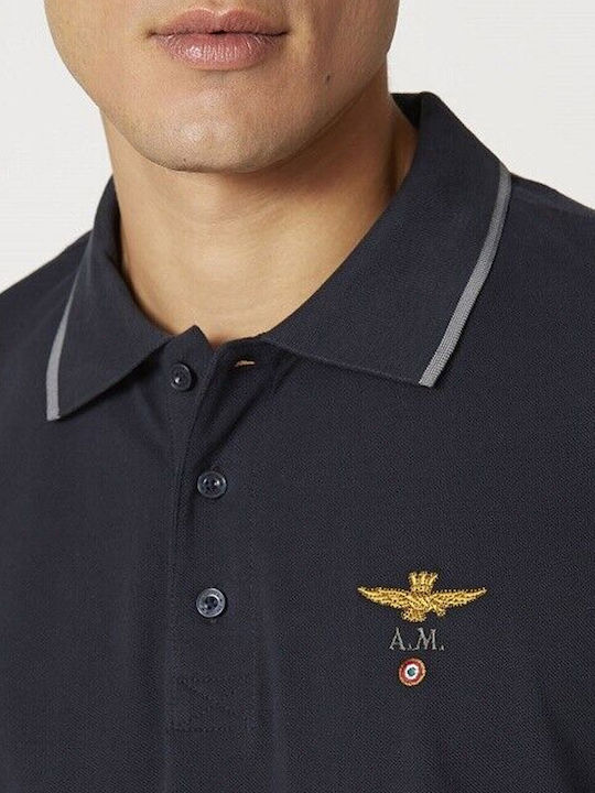 Aeronautica Militare Polo by the series Basic - PO1308 08312 Blue Black