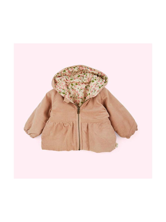 Kids' corduroy jacket with strawberry print 100% organic cotton 9M-10Y Konges Slojd