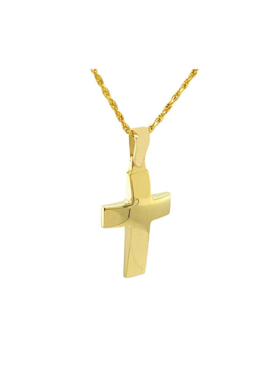 14K Gold Cross ST10428