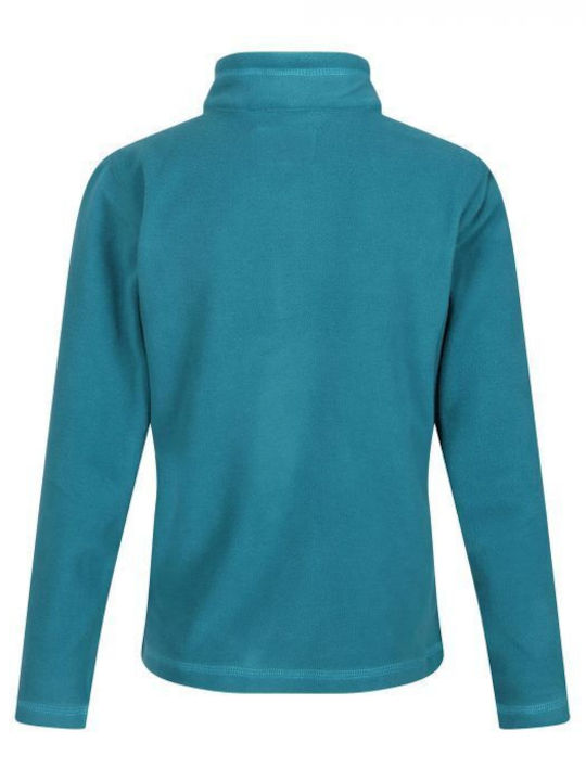 FLEECE BULLET REGATTA Kid's Hotshot Lightweight Half Zip Blue