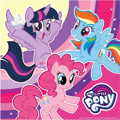 Party Napkins My Little Pony Napkins Multicolored 33x33cm. 20pcs