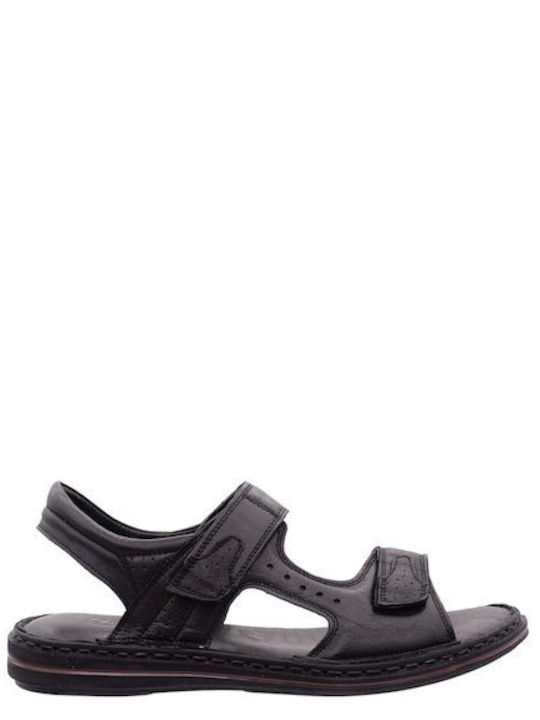 Safe Step 215 Anatomische Sandalen für Herren Schwarz