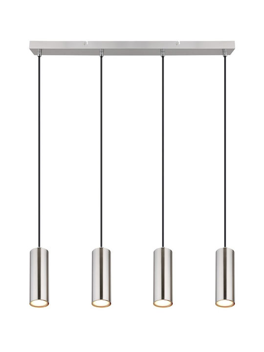 Globo Lighting Robby Suspendat Candelabru pentru 4 Becuri GU10 Negru