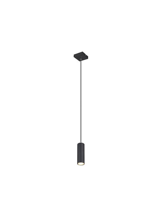 Globo Lighting Robby Pendant Light Single-Light for Socket GU10 Black