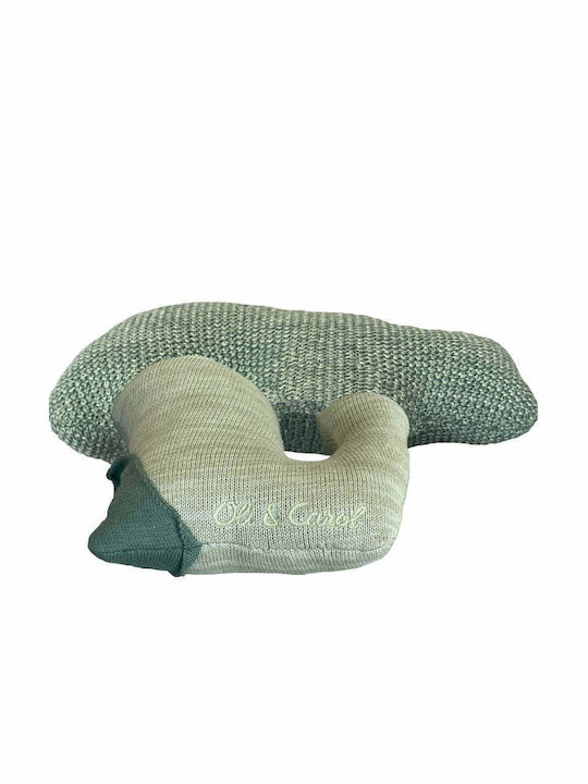 Lorena Canals Παιδικό Διακοσμητικό Μαξιλάρι Brucy The Broccoli Πράσινο 35x35εκ.
