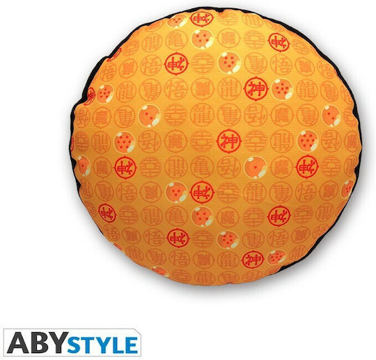 Abysse Kids Round Throw Pillow Dragon Ball 35cm Orange