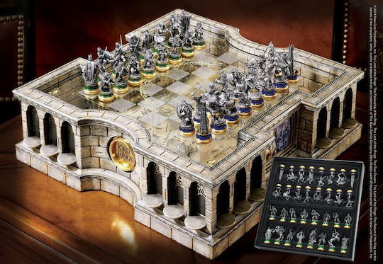 The Noble Collection Lord of the Rings Chess Set Tabla de șah cu Pioni 38x38cm