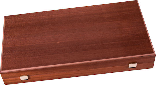 Manopoulos Mahogany Χειροποίητο Τάβλι Ξύλινο Πούλια 48x48cm Tmm1blu