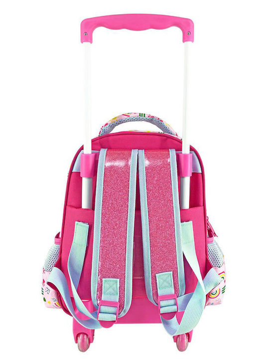 Must Peppa Pig School Bag Trolley Kindergarten in Pink color