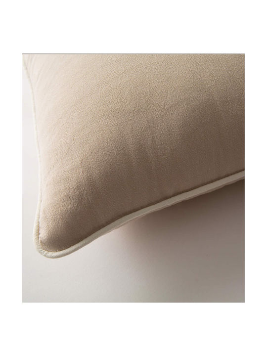 Gofis Home Decorative Pillow Case 381 from 100% Cotton 52 Willow Beige 30x50cm.