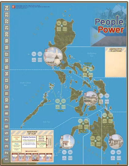Board Game People Power: Insurgency in the Philippines, 1983-1986 for 1-3 Players (EN) GMT Games