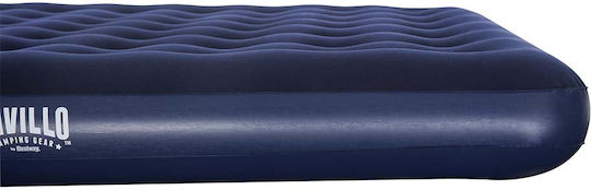 Bestway Inflatable Camping Air Mattress King Size with Integrated Pump Pavilo 203x183x22cm