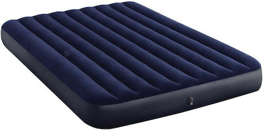 Intex Inflatable Sleeping Mattress Single Classic Downy 191x76x25εκ. Blue