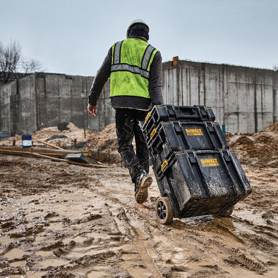 Dewalt Τροχήλατο Πλαστικό Μπαούλο Μεταφοράς και Αποθήκευσης Εργαλείων DS450 Π55.4xB50xΥ68.5cm DWST83295-1