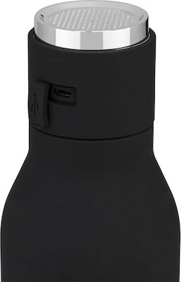 Asobu Wireless Bottle BT60 Sticlă Termos Oțel inoxidabil Negru 500ml