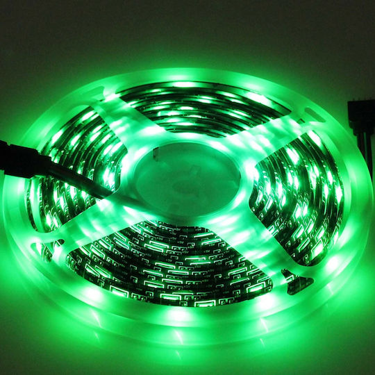 Factory Wasserdicht LED-Streifen RZ-0015 12V RGB Licht 5m Typ SMD2835 mit Netzteil & Fernbedienung